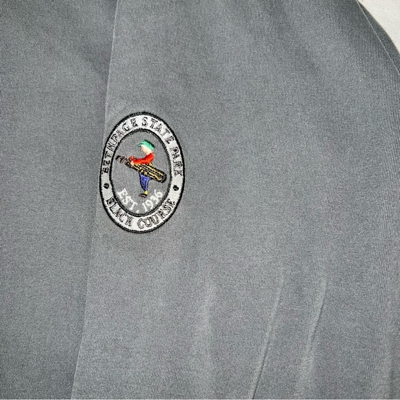 𝅺ADIDAS , Clima Lite, long‎ sleeve polo, size large ,gray - Picture 2 of 9